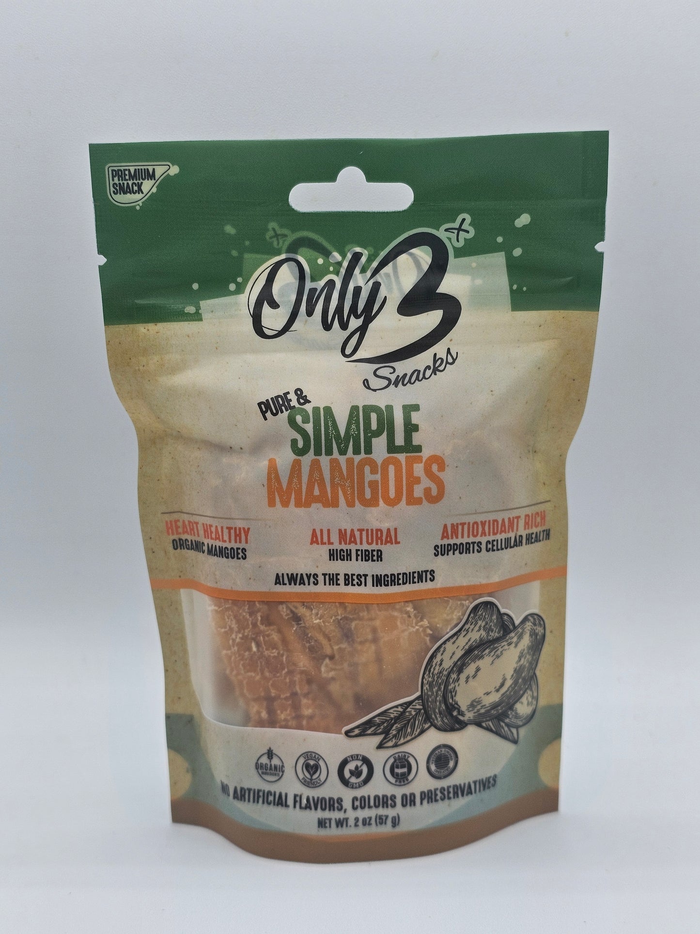 Pure & Simple Mangoes: 3-Pack