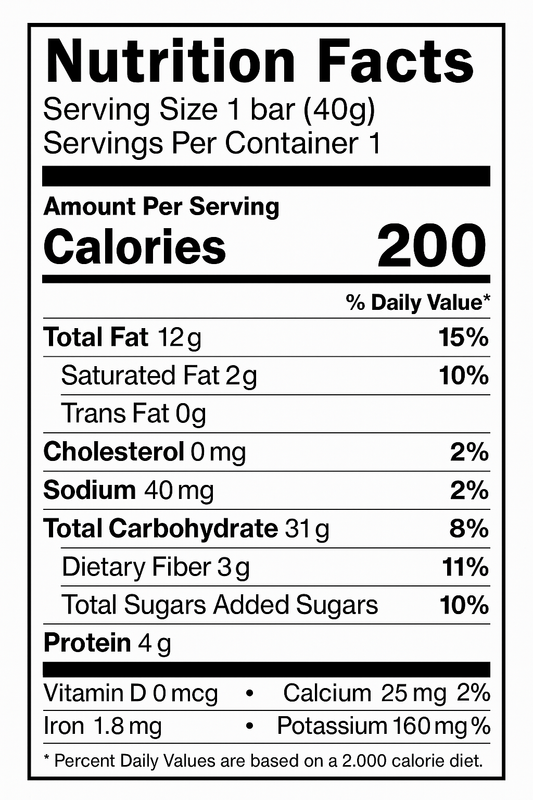 Cacao & Walnut Nut Snack Bar Bundle - 6-Pack