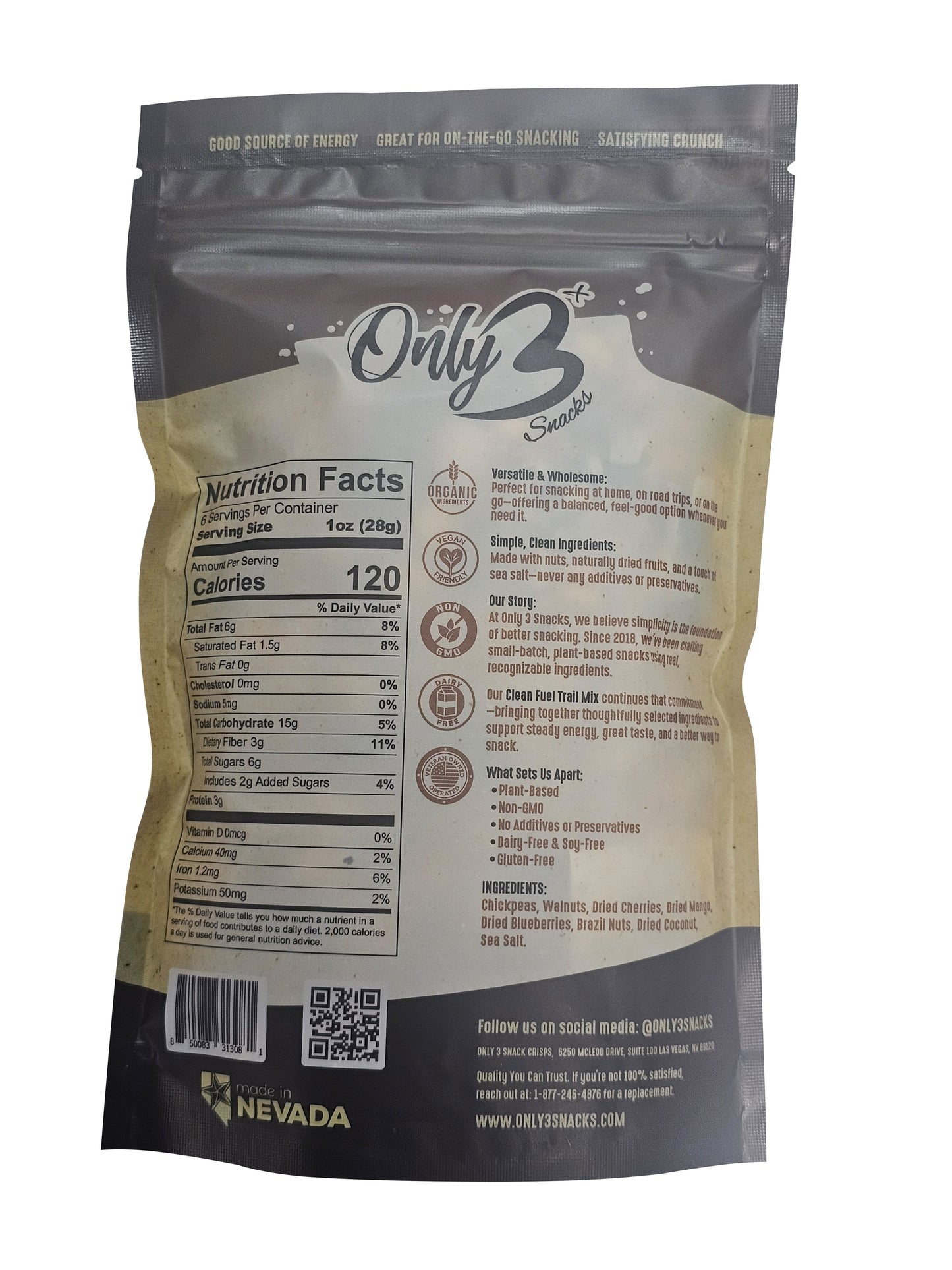Clean Fuel Trail Mix Trio--Original Flavor