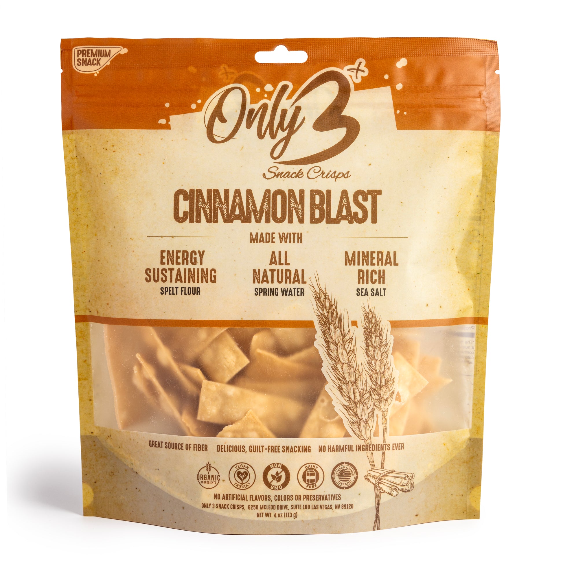 Snack Crisps Cinnamon Blast 