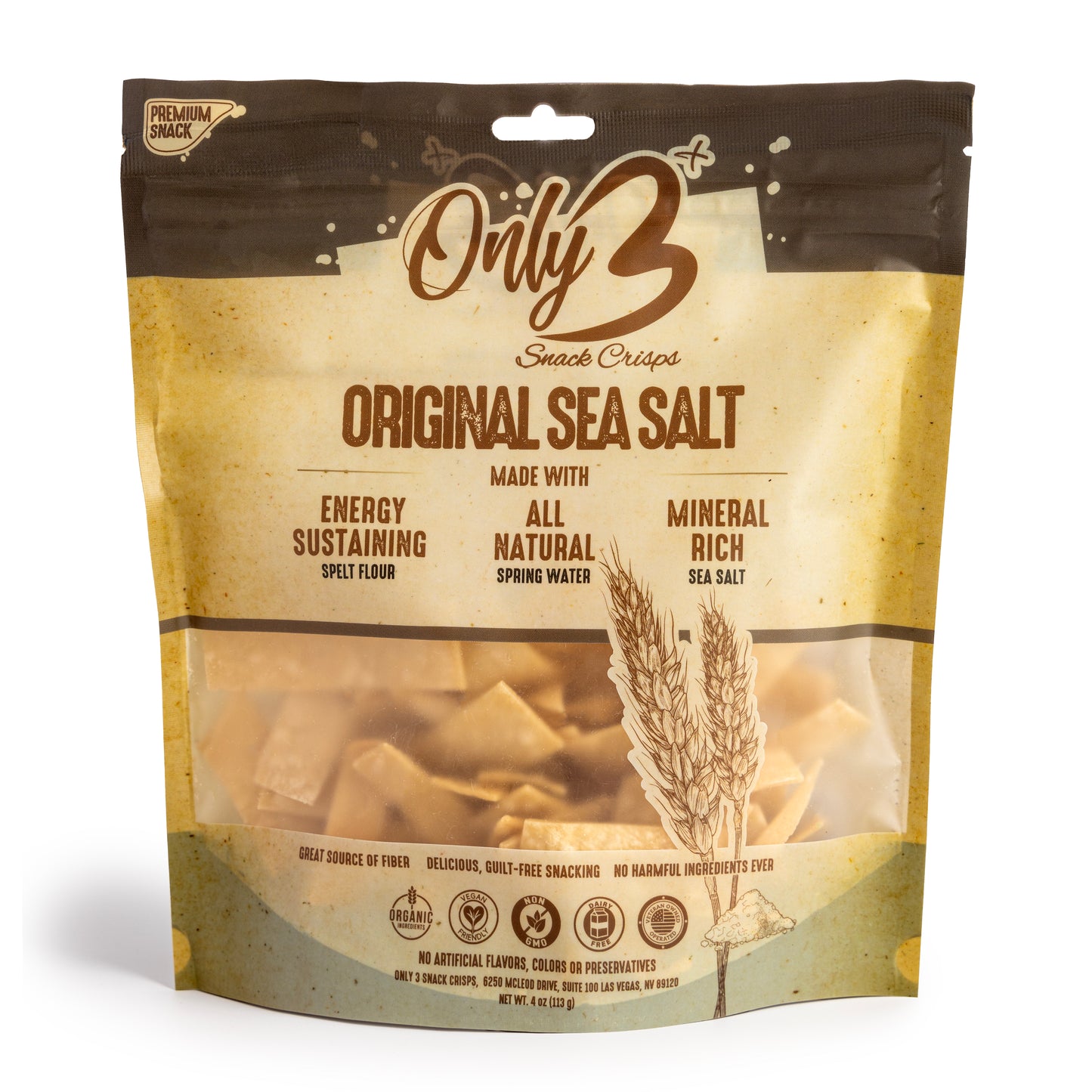 Snack Crisps Original Sea Salt 