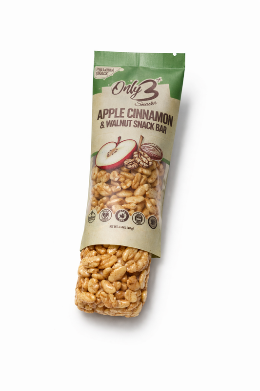 Apple Cinnamon & Walnut Nut Snack Bar Bundle  - 12-Pack