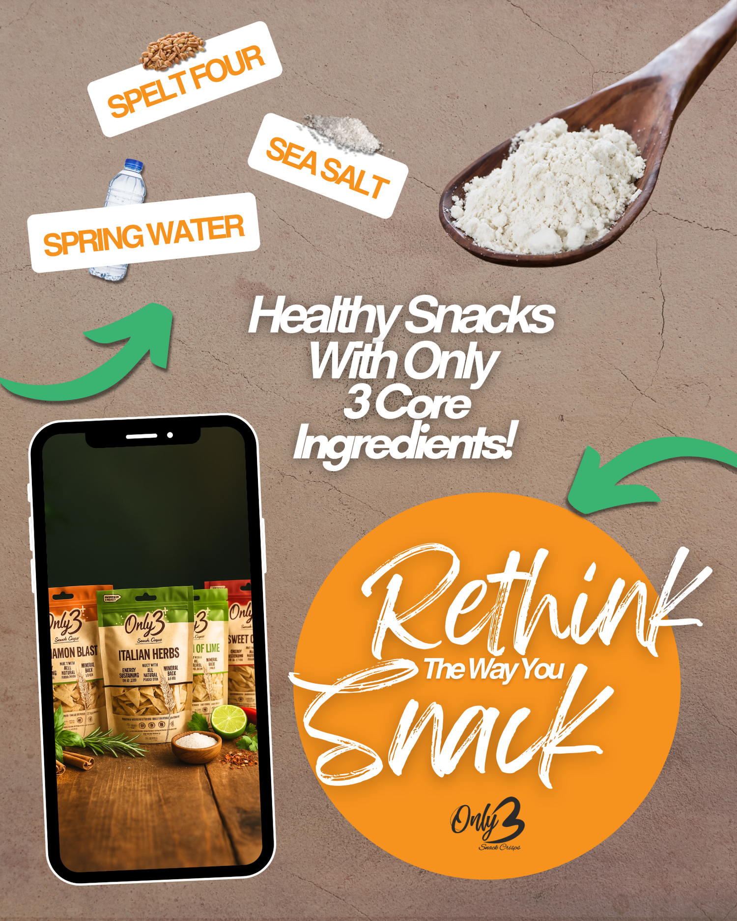 snacks and ingredients