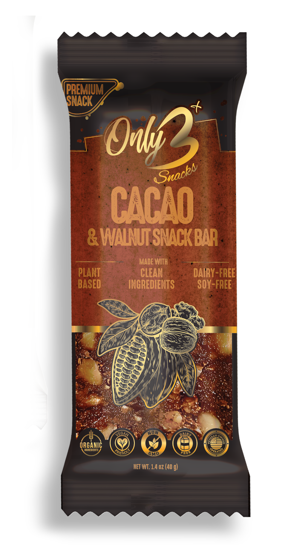 Cacao & Walnut Nut Snack Bar Bundle  - 6-Pack