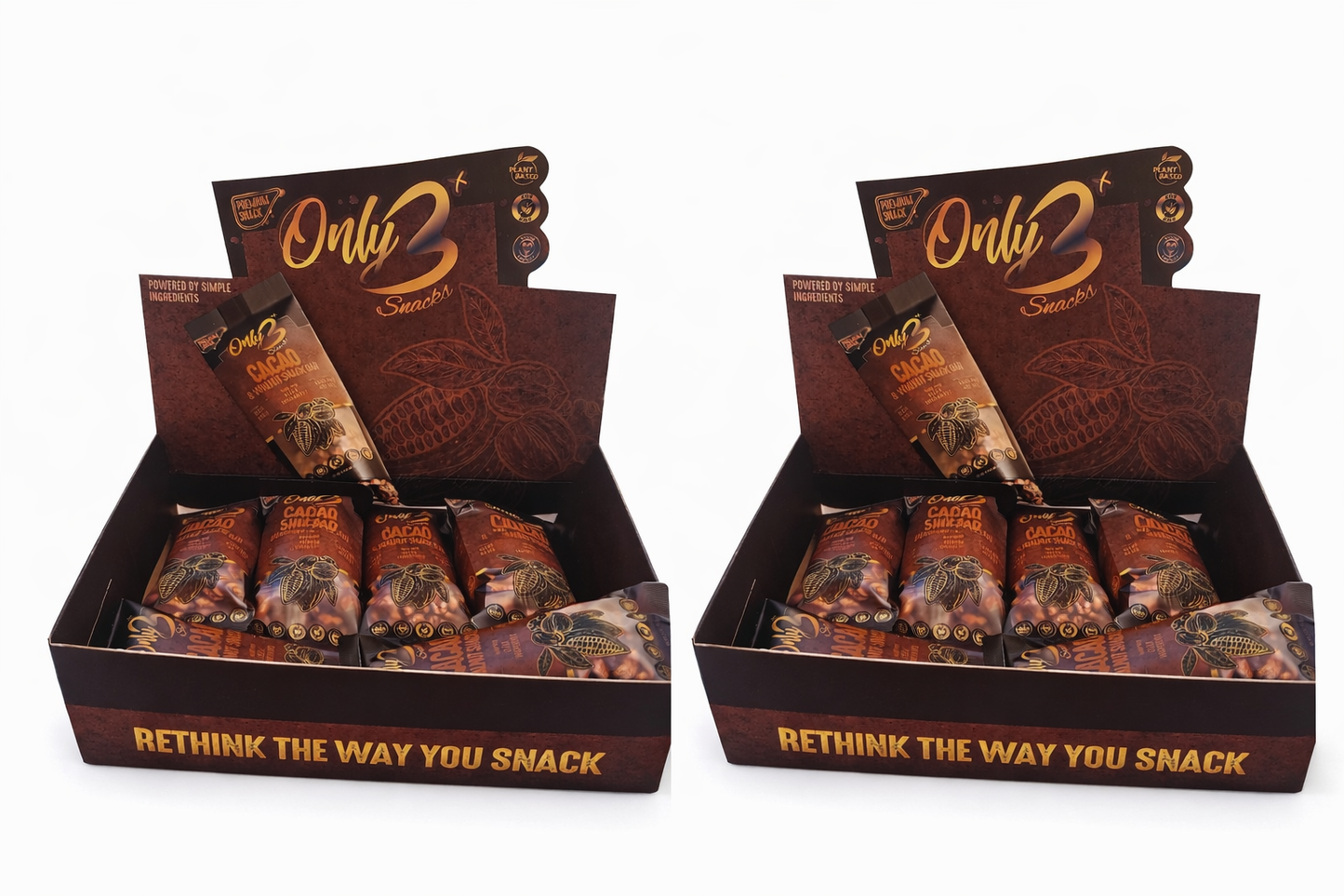 Cacao & Walnut Nut Snack Bar Bundle: CASE-24