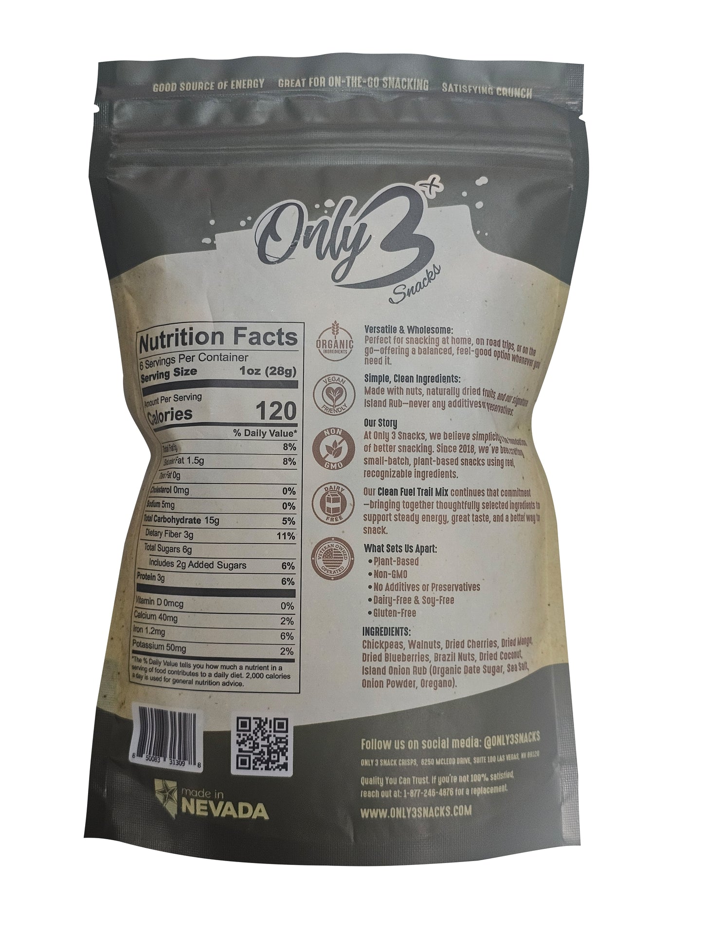 Clean Fuel Trail Mix Trio--Island Onion