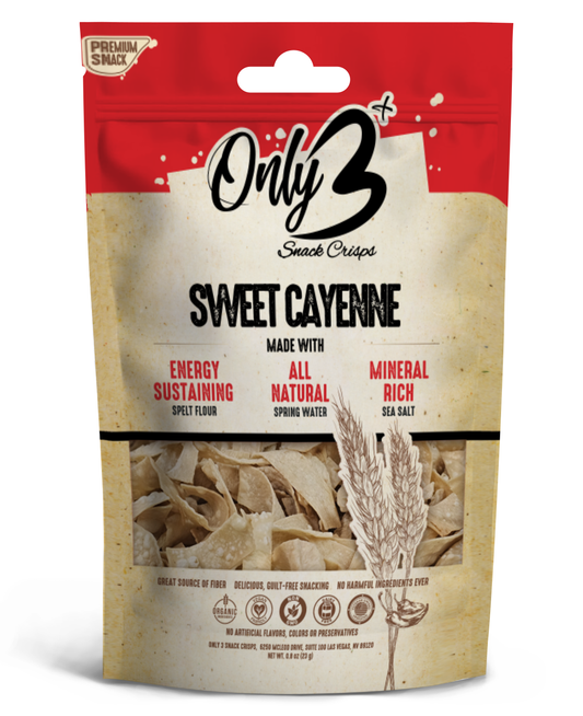 6-Pack Family Bundle Only 3 Snacks-Sweet Cayenne Flavor