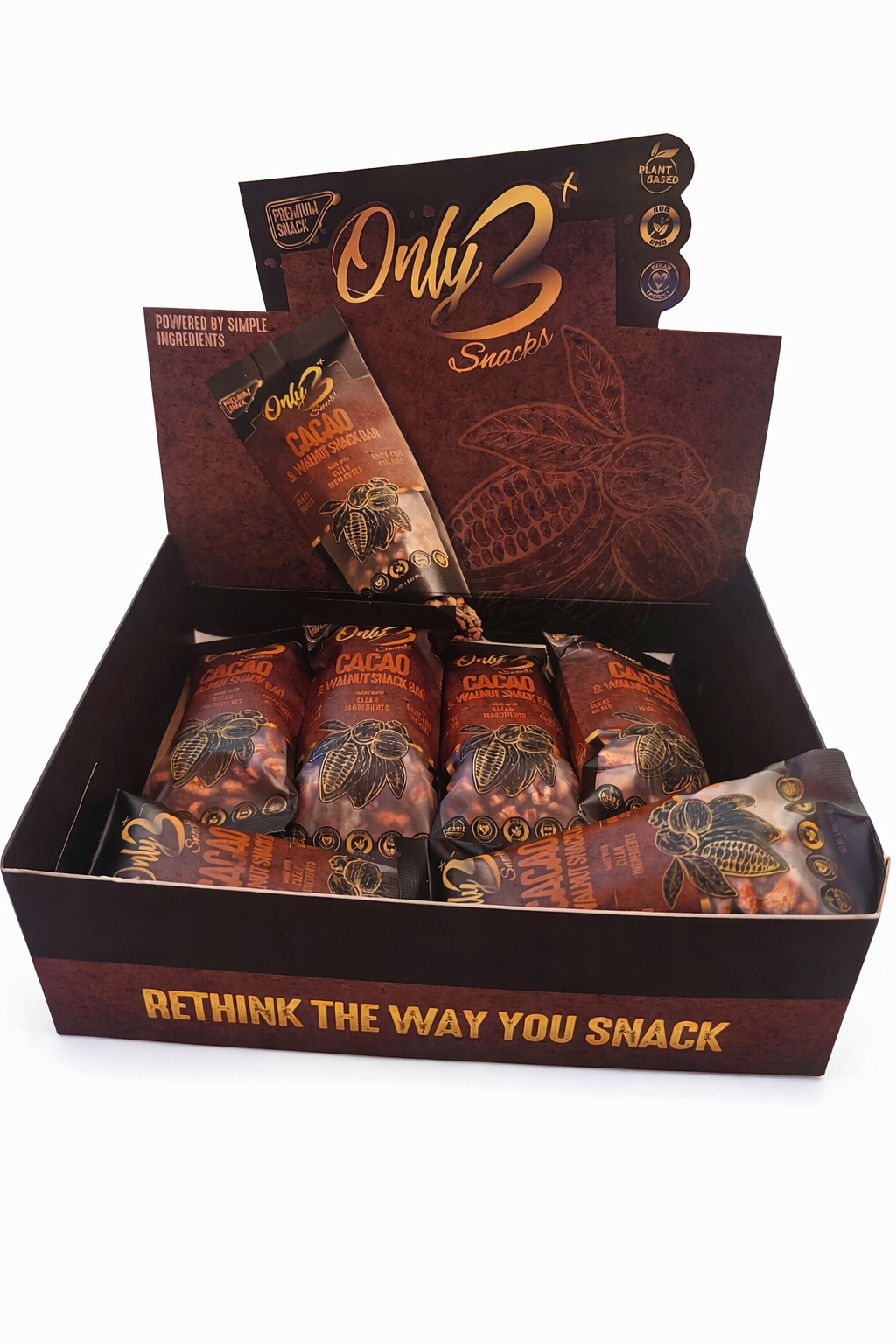 Cacao & Walnut Nut Snack Bar Bundle  - 6-Pack